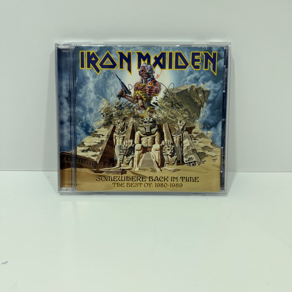 Iron Maiden CD Somewhere Back In Time The Best Of 1980-1989 Good Heavy Metal 80s